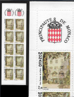 Monaco 1990. Carnet N°6, N°1709 Vues Du Vieux Monaco-ville. - Cuadernillos