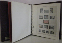 LINDNER FRANCE - ILLUSTRATED ALBUM PAGES YEAR 1984-1989, INCL. RING BINDER - Bindwerk Met Pagina's