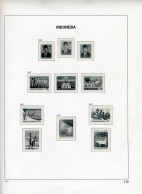 DAVO Luxe Bladen INDONESIA 1987  Bladen 112-114 - Vordruckblätter