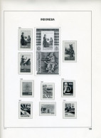 DAVO Luxe Bladen INDONESIA 1991  Bladen 130-132 - Vordruckblätter