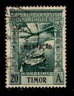 ! ! Timor - 1947 Air Mail "Libertação" 20 A - Af. CA20 - Used - Timor