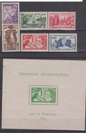 Océanie N° 121 à 126 Avec Charnières (+ BF N° 1 Offert Avec Défaut Angle Haut Gauche) - Unused Stamps