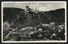 AK Frain An Der Thaya, Teilansicht Mit Flusspartie Und Schloss  - Czech Republic