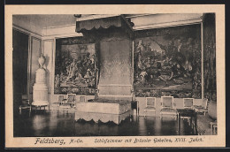 AK Feldsberg /N.-Ö., Schlafzimmer Mit Brüssler Gobelins, XVII. Jahrh.  - Czech Republic