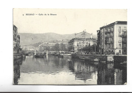 CPA  BILBAO , CALLE DE LA RIVERA  En 1909! (voir Timbre) - Vizcaya (Bilbao)
