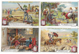 S 552, Liebig 6 Cards, Don Quichotte (lower Condition) (ref B12) - Liebig