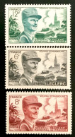 1948  FRANCE / 53 / 54 N 815 / 942 / 984 - GENERAL LECLERC  MARÉCHAL DE FRANCE - NEUF** - Nuovi