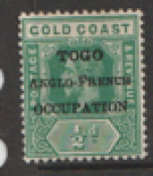 Togo   1915  SG H34  1/2d  Mounted Mint - Togo (1960-...)