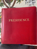 France - Album Présidence Et Feuilles D'occasion - Album Vide - Uniquement Tableaux 5 Frs (voir Description) - Bindwerk Met Pagina's