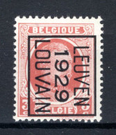 PRE187B MNH** 1929 - LEUVEN 1929 LOUVAIN - Typografisch 1922-31 (Houyoux)