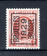 PRE184A MNH** 1929 - BRUXELLES 1929 BRUSSEL - Typo Precancels 1922-31 (Houyoux)