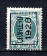 PRE179A MNH** 1928 - CHARLEROY 1928  - Typografisch 1922-31 (Houyoux)