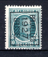 PRE162B MNH** 1927 - BRUXELLES 1927 BRUSSEL  - Typografisch 1922-31 (Houyoux)