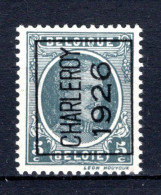 PRE142A MNH** 1926 - CHARLEROY 1926 - Typografisch 1922-31 (Houyoux)