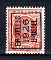 PRE139A MNH** 1926 - BRUXELLES 1926 BRUSSEL  - Typos 1922-31 (Houyoux)