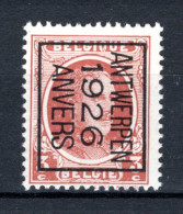 PRE138B MNH** 1926 - ANTWERPEN 1926 ANVERS  - Typografisch 1922-31 (Houyoux)