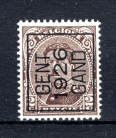PRE130A-II MNH** 1926 - GENT 1926 GAND - Typografisch 1922-26 (Albert I)