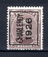PRE129A-II MNH** 1926 - CHARLEROY 1926 - Typo Precancels 1922-26 (Albert I)