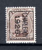 PRE129B-II MNH** 1926 - CHARLEROY 1927 - Typografisch 1922-26 (Albert I)