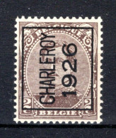 PRE129A MNH** 1926 - CHARLEROY 1926 - Typos 1922-26 (Albert I.)