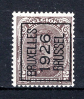 PRE128A-III MNH** 1926 - BRUXELLES 1926 BRUSSEL  - Typos 1922-26 (Albert I.)