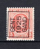 PRE118A MNH** 1925 - GENT 1925 GAND - Typos 1922-31 (Houyoux)