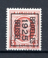 PRE116B MNH** 1925 - BRUXELLES 1925 BRUSSEL   - Typografisch 1922-31 (Houyoux)