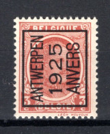 PRE115A MNH** 1925 - ANTWERPEN 1925 ANVERS - Typos 1922-31 (Houyoux)