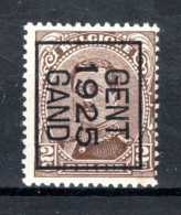 PRE111B-II MNH** 1925 - GENT 1925 GAND  - Typografisch 1922-26 (Albert I)
