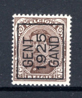 PRE111A-II MNH** 1925 - GENT 1925 GAND - Typos 1922-26 (Albert I)
