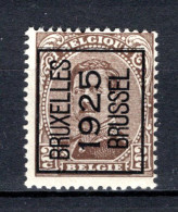 PRE109A-II MNH** 1925 - BRUXELLES 1925 BRUSSEL - Typo Precancels 1922-26 (Albert I)