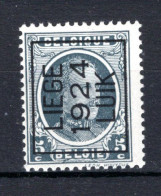 PRE107A MNH** 1924 - LIEGE 1924 LUIK - Typografisch 1922-31 (Houyoux)