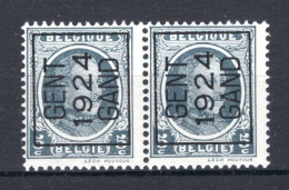 PRE106A MNH** 1924 - GENT 1924 GAND (2 Stuks)  - Typos 1922-31 (Houyoux)