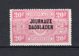 JO36 MNH** 1929 - Type I, R Staat Boven BL - Sot - Newspaper [JO]
