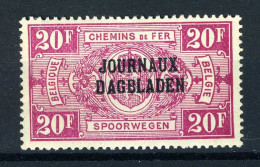 JO36A MNH** 1929 - Type II, R Staat Boven B - Sot - Dagbladzegels [JO]