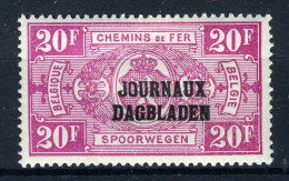 JO36 MH* 1929 - Type I, R Staat Boven BL - Sot - Journaux [JO]