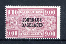 JO34A MH* 1929 - Type II, R Staat Boven B - Sot - Journaux [JO]