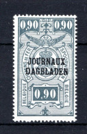 JO25A MH 1929 - Type II, R Staat Boven B - Sot - Dagbladzegels [JO]