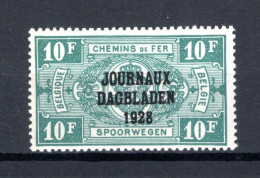 JO17 MNH** 1928 - Postpakketzegels "JOURNEAUX - DAGBLADEN 1928" - Sot - Zeitungsmarken [JO]