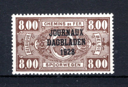 JO15 MNH** 1928 - Postpakketzegels "JOURNEAUX - DAGBLADEN 1928" - Sot - Dagbladzegels [JO]