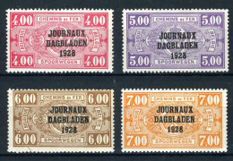JO11/14 MH* 1923 - Postpakketzegels "JOURNEAUX - DAGBLADEN 1928" - Sot - Periódicos [JO]