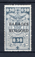 BA9 MNH** 1935 - Spoorwegzegels Met Opdruk "BAGAGES - REISGOED" - Sot  - Reisgoedzegels [BA]