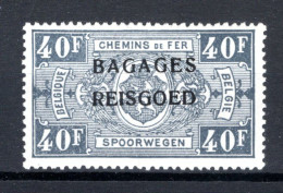 BA22 MH 1935 - Spoorwegzegels Met Opdruk "BAGAGES - REISGOED"  - Bagagli [BA]
