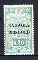 BA2 MNH** 1935 - Spoorwegzegels Met Opdruk "BAGAGES - REISGOED" - Sot  - Reisgoedzegels [BA]