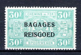 BA21 MH* 1935 - Spoorwegzegels Met Opdruk "BAGAGES - REISGOED" - Sot - Reisgoedzegels [BA]