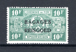BA19 MNH** 1935 - Spoorwegzegels Met Opdruk "BAGAGES - REISGOED" - Sot  - Bagagli [BA]