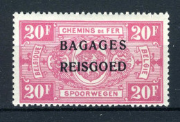 BA20 MNH** 1935 - Spoorwegzegels Met Opdruk "BAGAGES - REISGOED" - Sot  - Bagagli [BA]