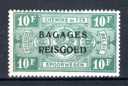 BA19 MNH** 1935 - Spoorwegzegels Met Opdruk "BAGAGES - REISGOED"  - Bagagli [BA]