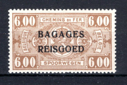 BA15 MNH** 1935 - Spoorwegzegels Met Opdruk "BAGAGES - REISGOED"  - Bagagli [BA]