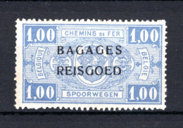 BA10 MNH** 1935 - Spoorwegzegels Met Opdruk "BAGAGES - REISGOED"  - Bagagli [BA]